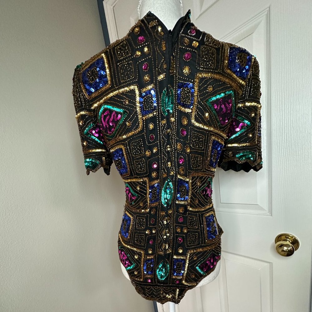 Fancy Blouse : This Bedazzled Fancy Blouse Is Colorful View 5